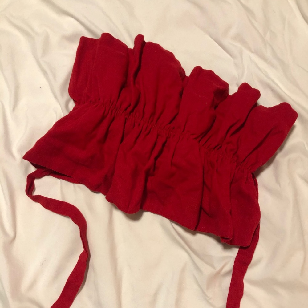 Ruffle tube top
